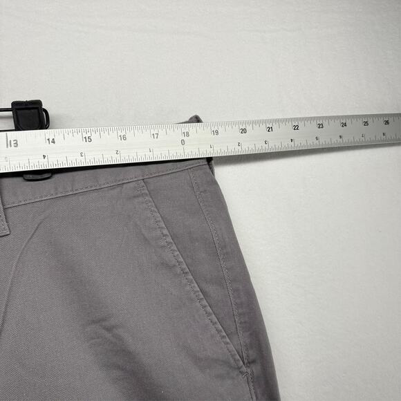 J Crew Pants Men's 36x32 Gray Straight Fit Chino Khaki Pockets Preppy Office NEW - Picture 3 of 9